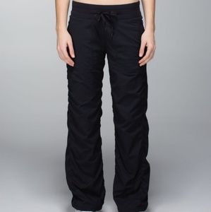 Black lululemon studio pant size 4